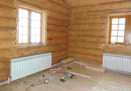 Отопление в деревянном доме